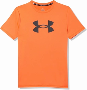 Under Armour Boys' Short Sleeve Rashguard, Salt-Resistant Swim Shirt, Built-in UPF 40  Sun Protection