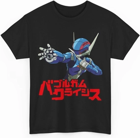 Unisex Bubblegum Crisis Vintage Anime T-Shirt, Retro Manga Waifu Shirt