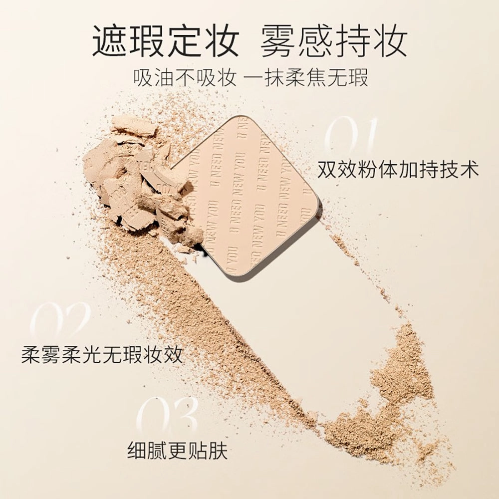 Unny Soft Matte Long-Lasting Powder Foundation 02 Natural - 9g