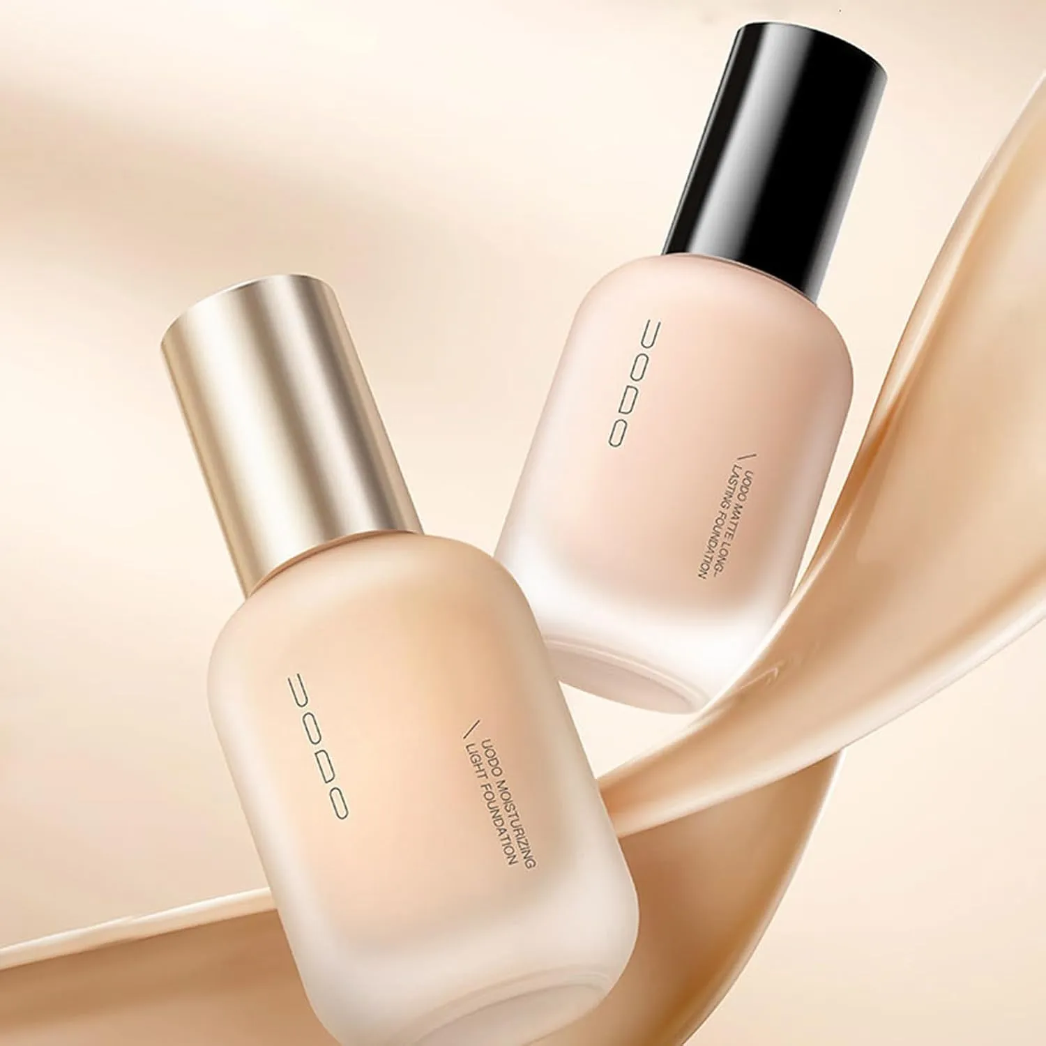 Uodo Liquid Foundation - Moisturizing Light/Matte Long Lasting, Invisible Foundation Makeup, Natural Matte W03