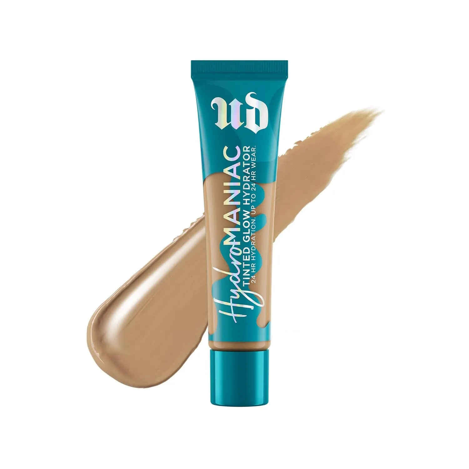 Urban Decay Hydromaniac Dewy Foundation, Hydrating Tinted Moisturizer for Dry Skin, Buildable Medium Coverage, with Kombucha Filtrate & Marula Oil, Non-comedogenic, Vegan, Cruelty-free - 1.1 fl oz