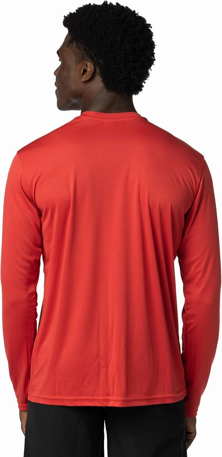 Vapor Apparel Men's Outdoor UPF 50  Long Sleeve T-Shirt, UV Sun Protection for Fishing, Running, Hiking, Swimming