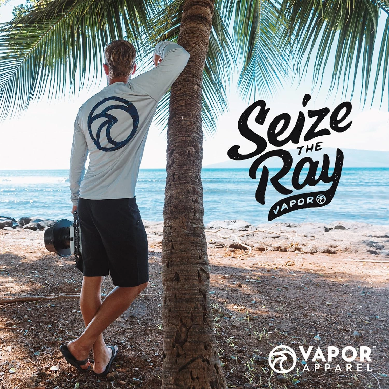 Vapor Apparel Men's Repreve UPF 50  UV Sun Protection Long Sleeve Performance T-Shirt for Outdoor Lifestyle & Sports