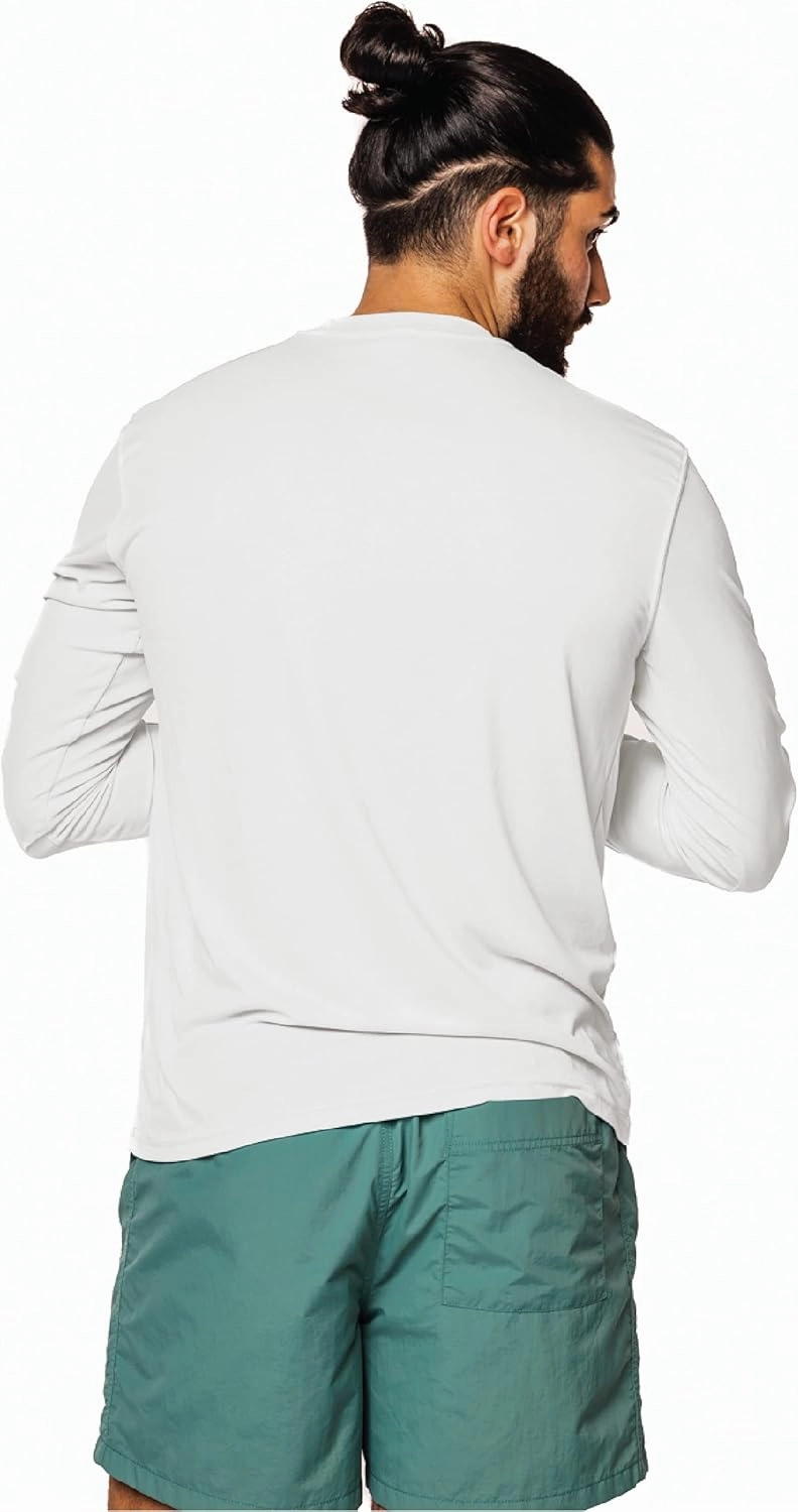 Vapor Apparel Men's Repreve UPF 50  UV Sun Protection Long Sleeve Performance T-Shirt for Outdoor Lifestyle & Sports