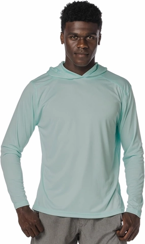 Vapor Apparel Men’s UPF 50  UV Sun Protection Long Sleeve Performance Hoodie for Sports and Outdoor Lifestyle