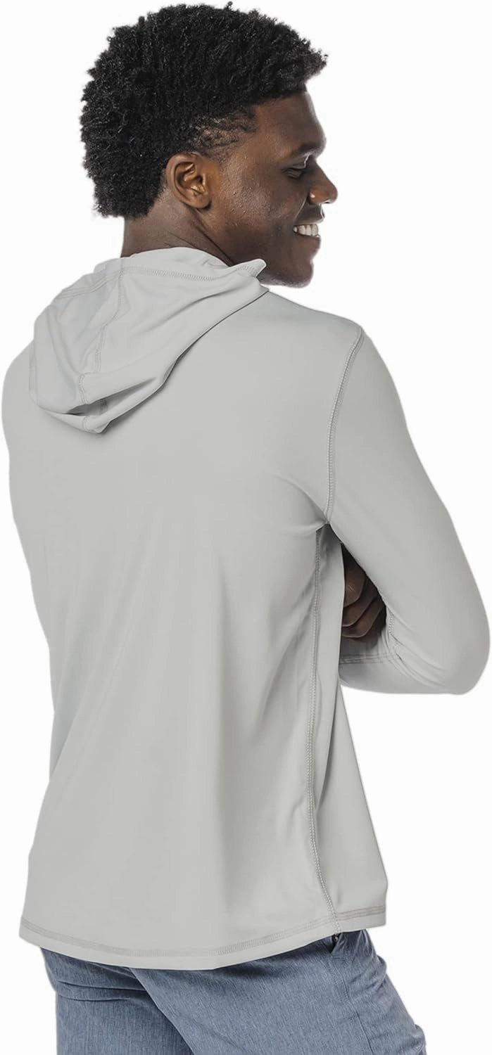Vapor Apparel Men’s UPF 50  UV Sun Protection Long Sleeve Performance Hoodie for Sports and Outdoor Lifestyle