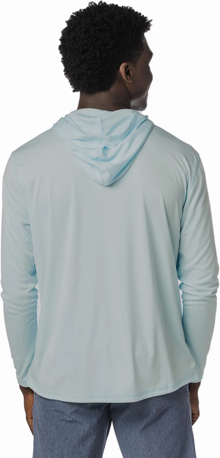 Vapor Apparel Men’s UPF 50  UV Sun Protection Long Sleeve Performance Hoodie for Sports and Outdoor Lifestyle