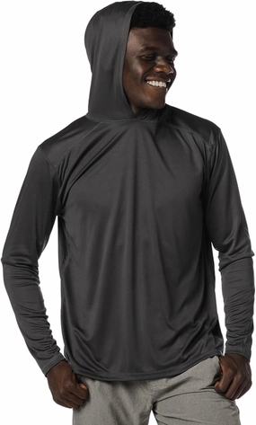 Vapor Apparel Men’s UPF 50  UV Sun Protection Long Sleeve Performance Hoodie for Sports and Outdoor Lifestyle