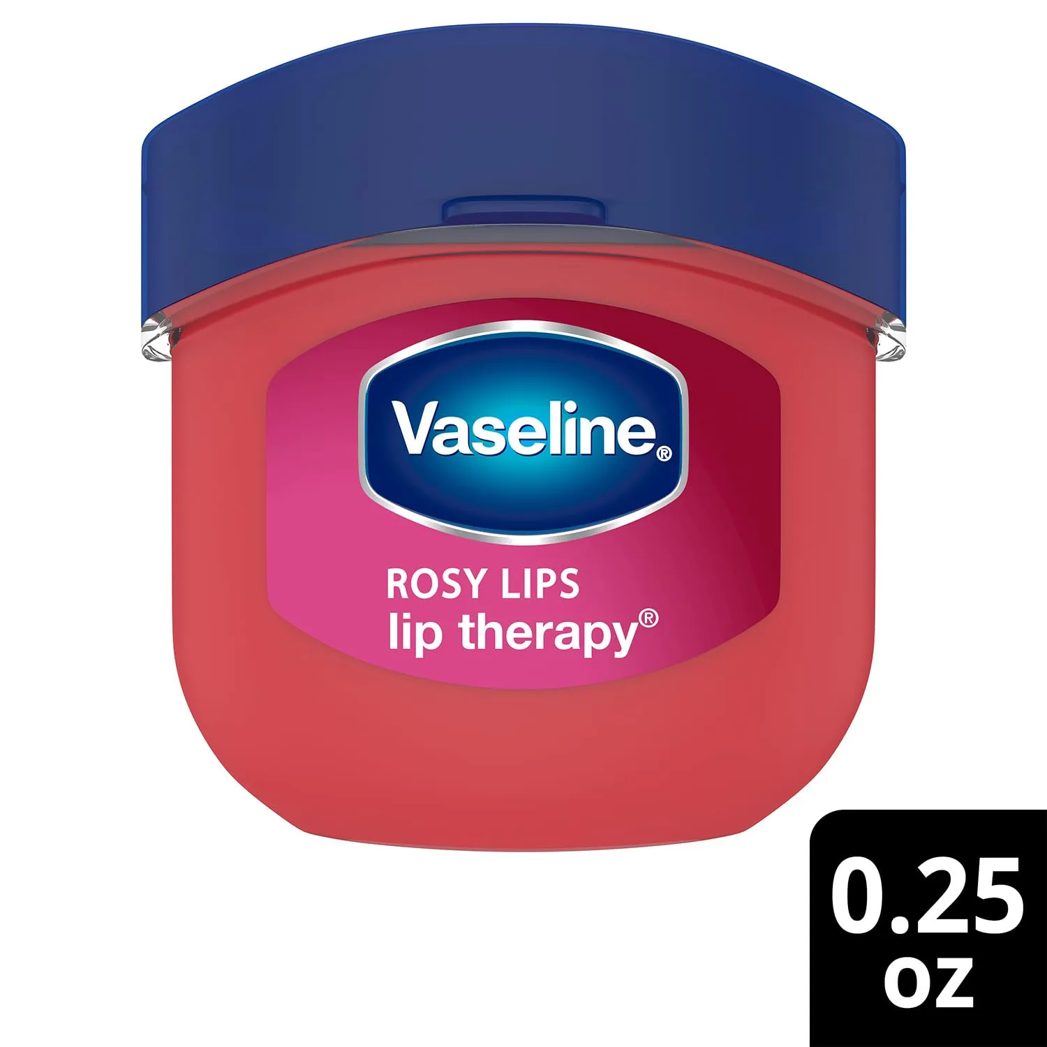 Vaseline Lip Therapy Tinted Lip Balm Mini, Rosy,0.25 Ounce (Pack of 8)