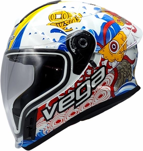 Vega Air GPX Full Face Helmet, Fortune, Large