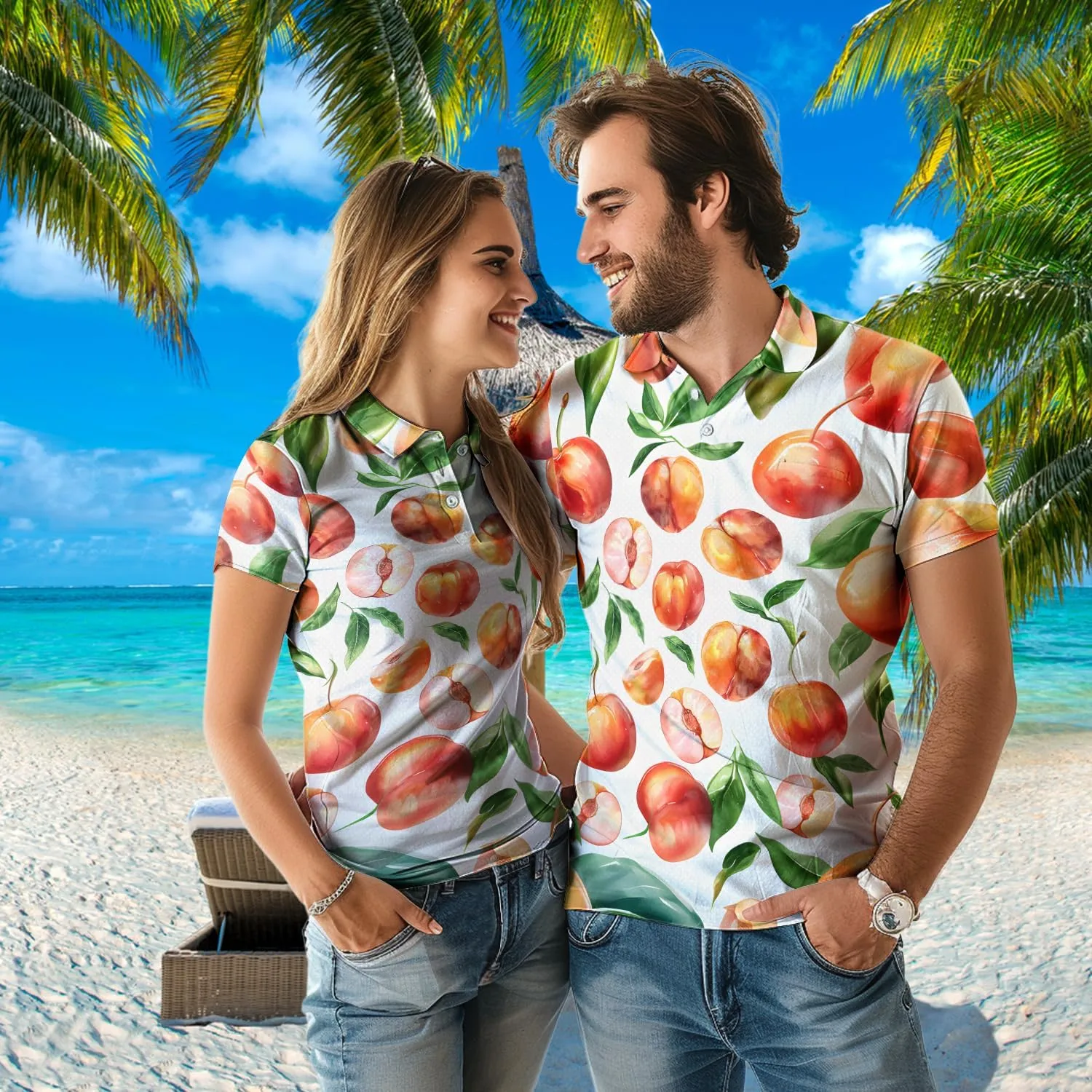 Vegetable Polo Shirts for Men - Vegan Lovers Short Sleeve Regular Fit Polo Shirts for Men Women Series 36
