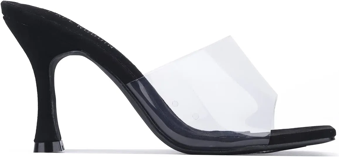 Veja Clear Square Toe Mid High Heels (Veja)