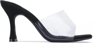 Veja Clear Square Toe Mid High Heels (Veja)