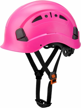 Vented Hard Safety Helmet, ABS Work Helmet with Adjustable 6-Point Suspension, ANSI Z89.1 Certified for Construction, Climbing, and Industrial Use
