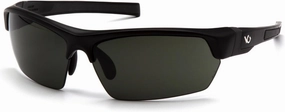 Venture Gear Tensaw Safety Glasses Black Frame Polarized Forest Gray Lens