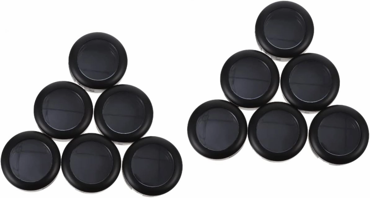 VICASKY 12pcs Eyeshadow Replacement Box Professional Makeup Container for Blush and Foundation Compact Design for Travel Lightweight and As Materials