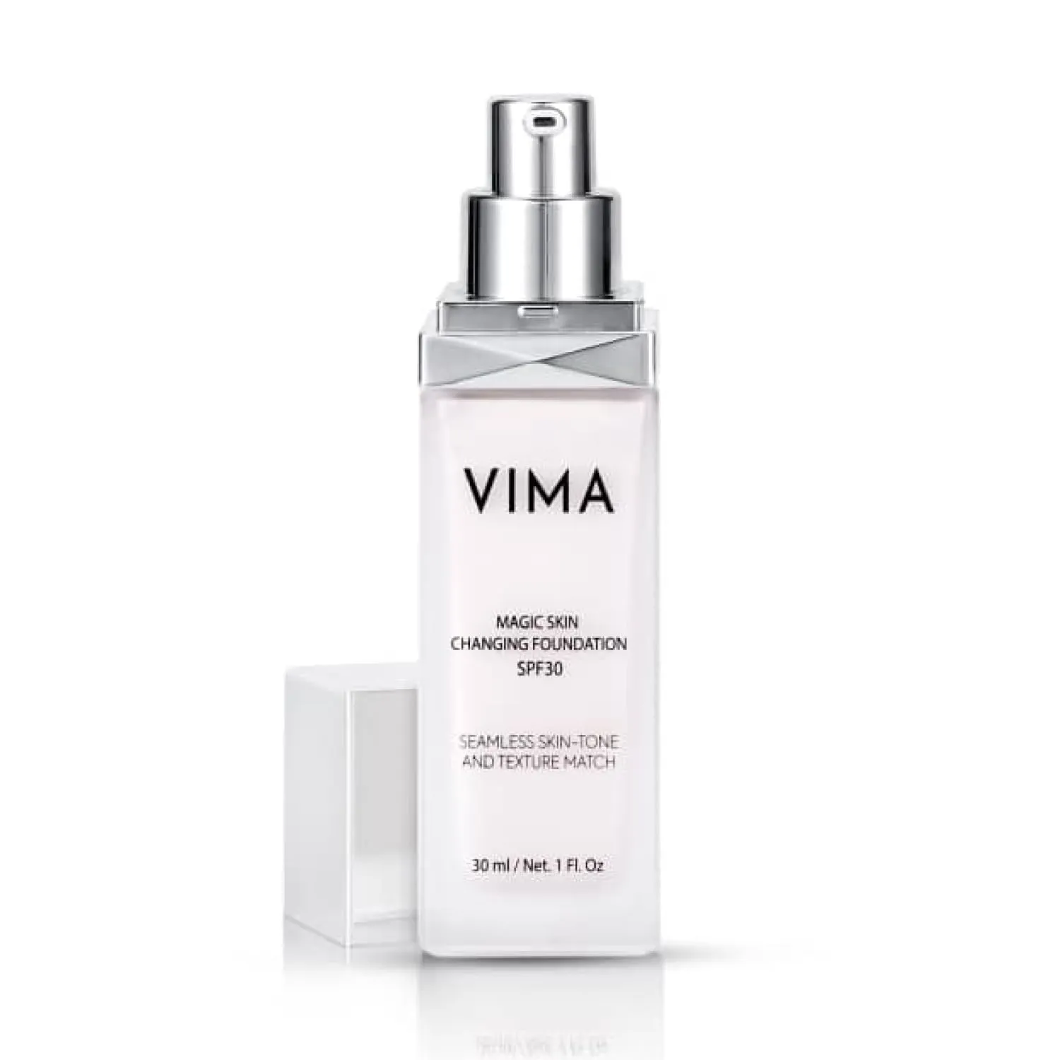 Vima Color Changing Foundation with Sunscreen – Fragrance-free - Paraben-Free and Vegan Makeup – Lightweight, Long-Lasting Coverage – 1 fl oz