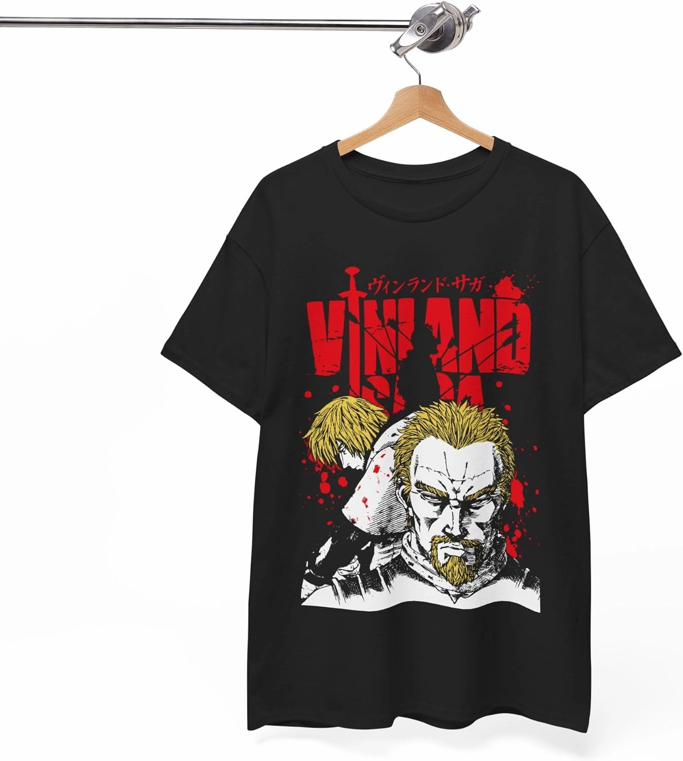 Vinland Anime Saga T-Shirt Viking Spirit of Legendary Warriors Aesthetic Thorfinn Asgard Unisex T-Shirt
