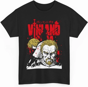 Vinland Anime Saga T-Shirt Viking Spirit of Legendary Warriors Aesthetic Thorfinn Asgard Unisex T-Shirt