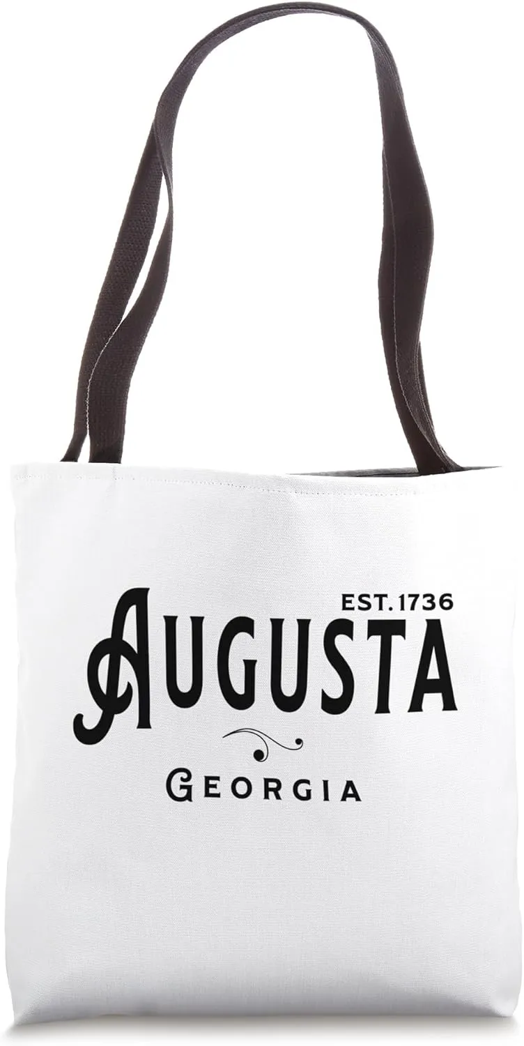 Vintage Merch Souvenir Visit Augusta Georgia Tote Bag