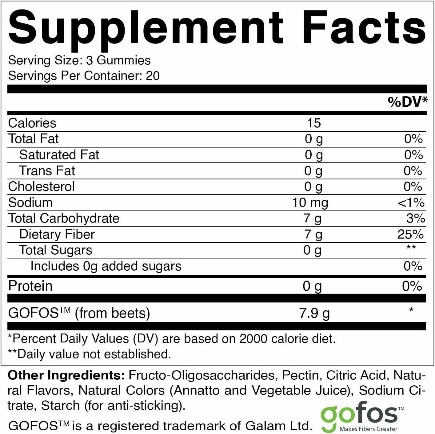 Vitamatic Prebiotic Fiber Gummies for Adults – 2 Pack (Total 120 Gummies) 7g Fiber per Serving | Extra Strength | Zero Sugar Added | Pectin-Based | Digestive Health & Regularity Support