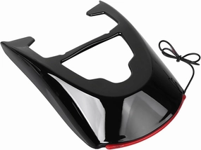 Vivid Black Rear Fender & Red Turn Brake Light Strip Bar Fit For Harley V-Rod Night Rod Special VRSC VRSCAW VRSCD 2007-2011