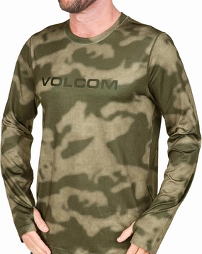 Volcom Men's V-Science Midweight Thermal Base Layer Long Sleeve Shirt