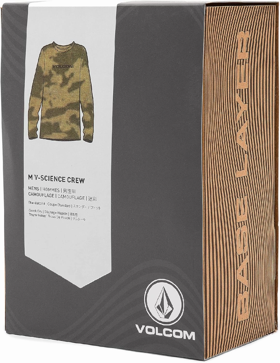 Volcom Men's V-Science Midweight Thermal Base Layer Long Sleeve Shirt