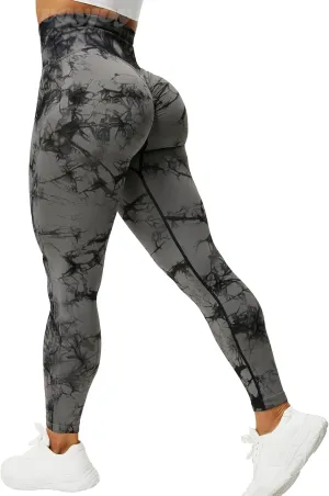 VOYJOY Seamless Leggings for Women High Waist Yoga Pants Scrunch Butt Lifting Elastic Tights