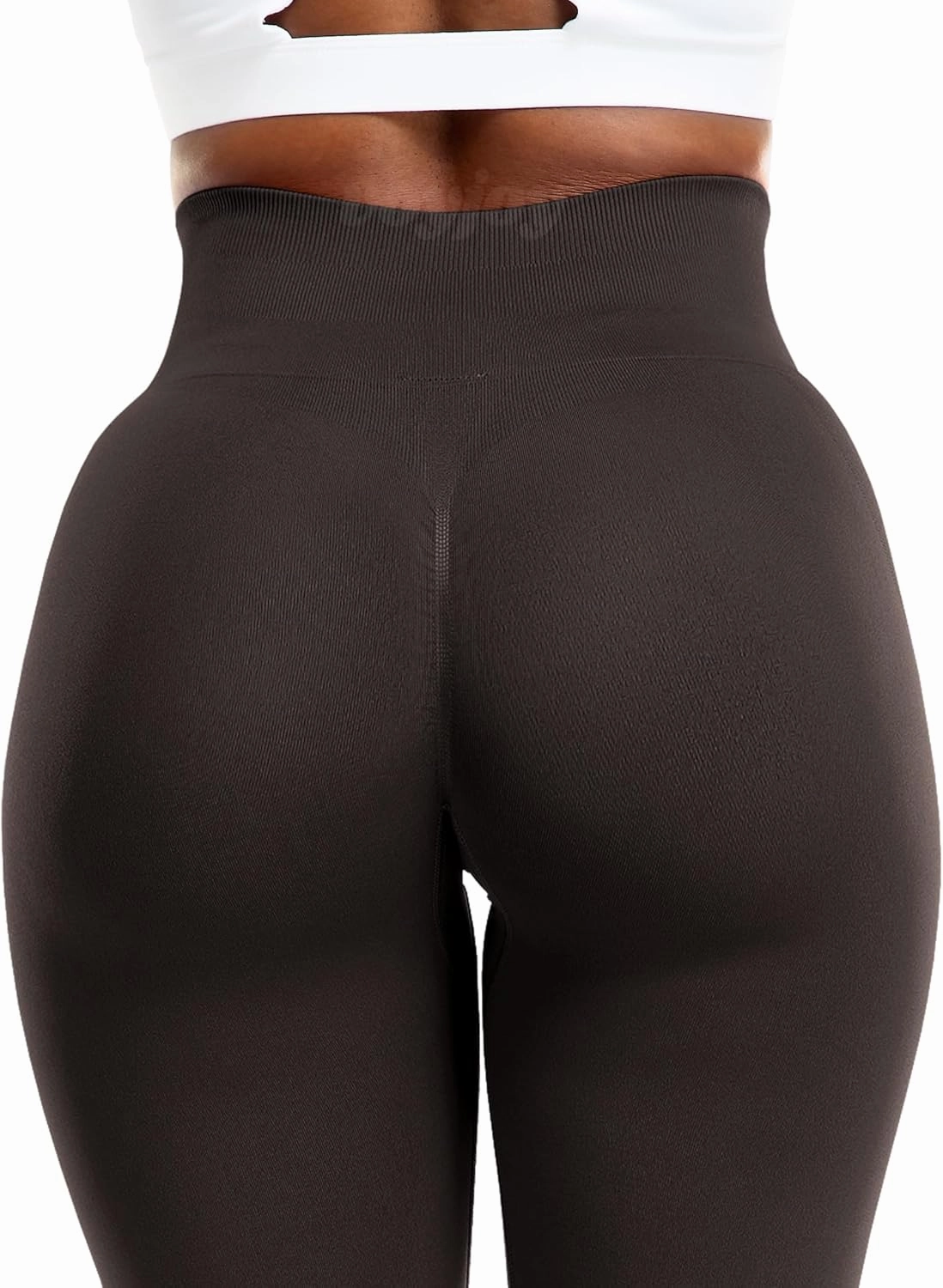 VOYJOY Athletic Workout Scrunch Leggings for Women High Waist Seamless Gym Pants Tummy Control Amplify Tights