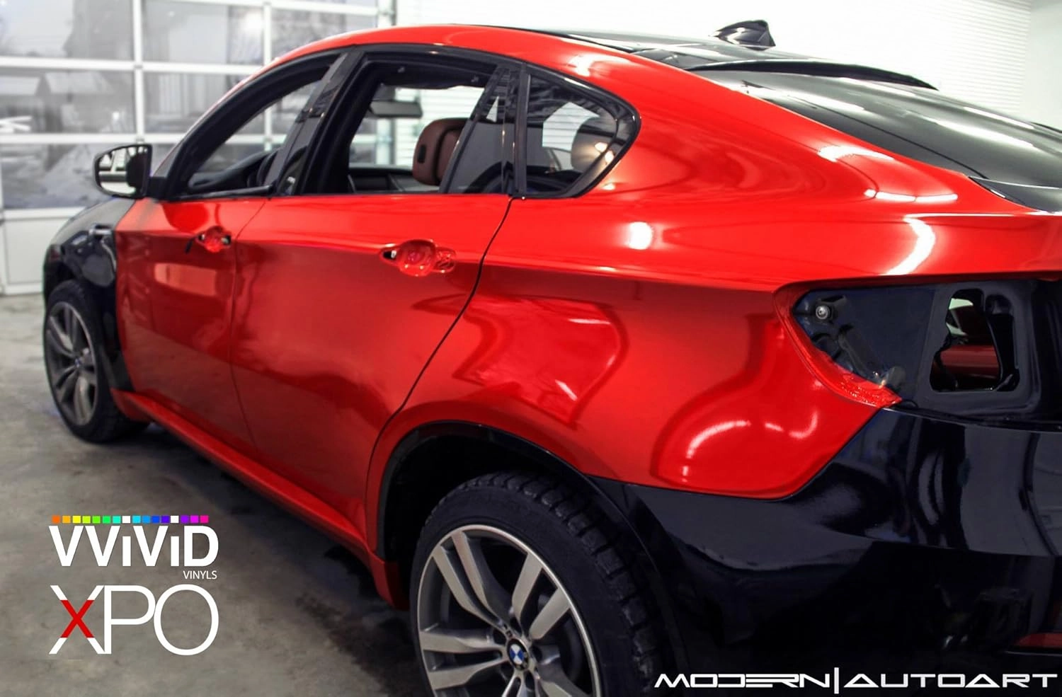 VViViD Red Gloss Car Wrap Vinyl Roll with Air Release Adhesive 3mil (6ft x 5ft)