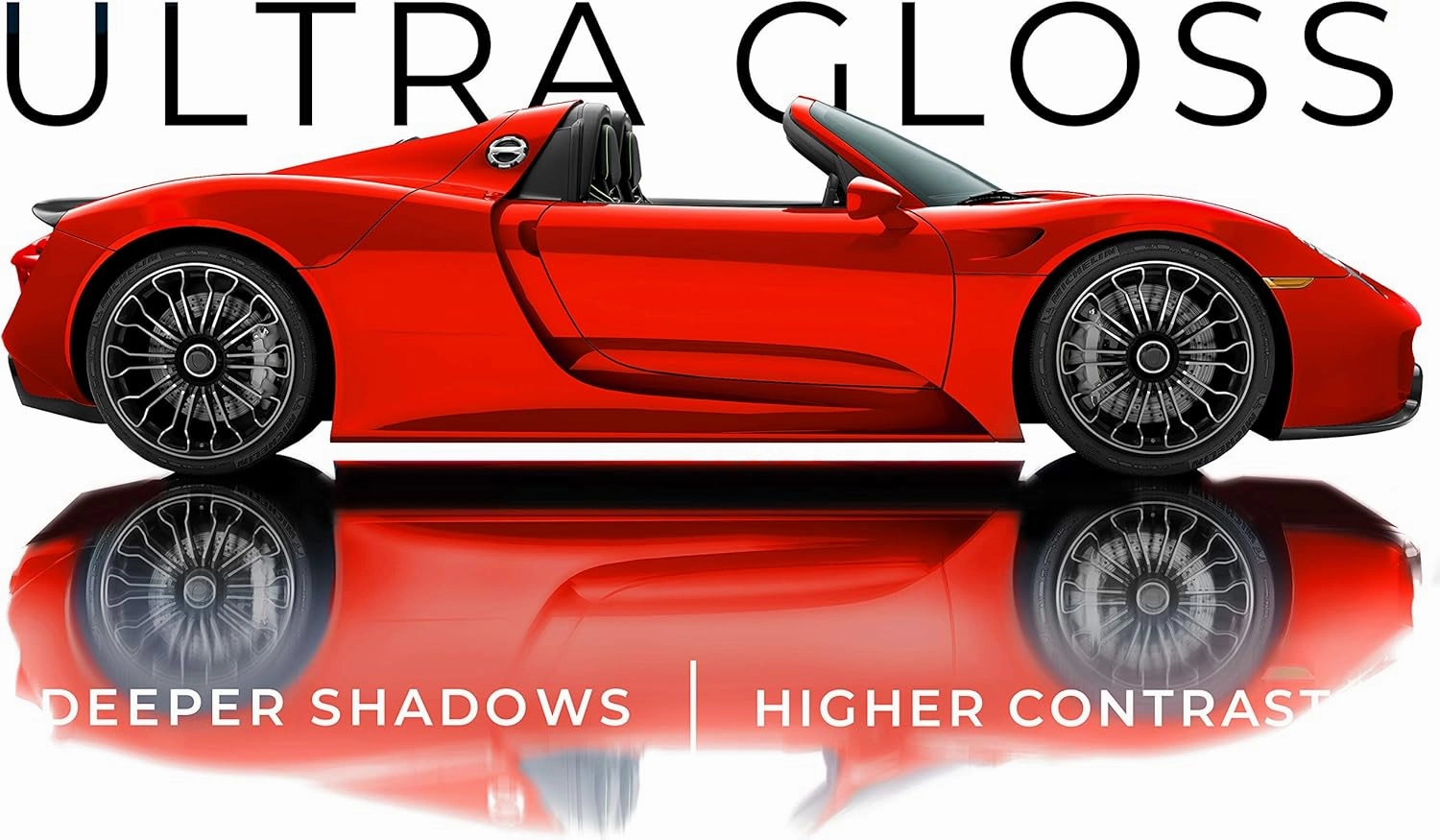 VViViD  Ultra Gloss Racing Red Vinyl Car Wrap Premium Paint Replacement Film Roll with Nano Air Release Technology, Stretchable Protective Cap Liner, Self Adhesive (1.5ft x 5ft)