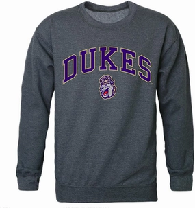W Republic James Madison University Foundation Dukes Campus Crewneck Pullover Sweatshirt Sweate