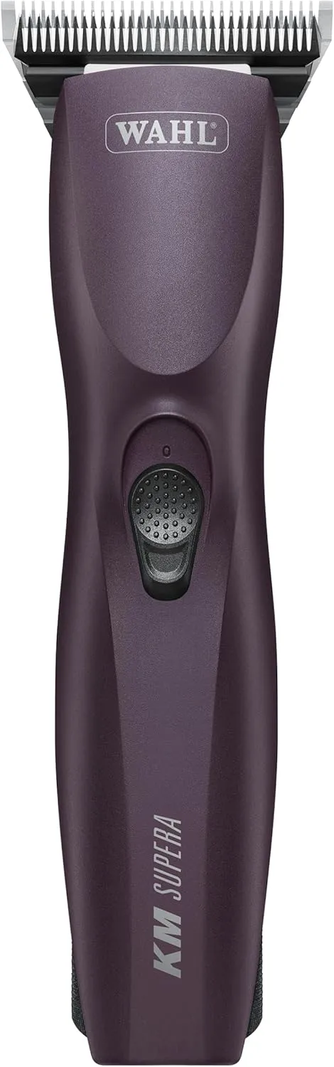 Wahl Pro Animal KM Supera Cordless Equine Clipper - Professional Horse Grooming Clipper - Quiet, Cordless Clipper - Battery-Powered Grooming Tool