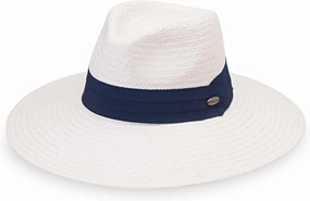 Wallaroo Hat Company Women’s Klara Fedora – UPF 50  UV Protection, Wide Brim, Medium Size, Packable, Adjustable Sun Hat
