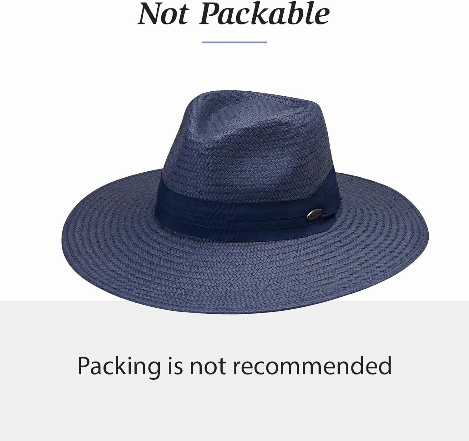 Wallaroo Hat Company Women’s Klara Fedora – UPF 50  UV Protection, Wide Brim, Medium Size, Packable, Adjustable Sun Hat