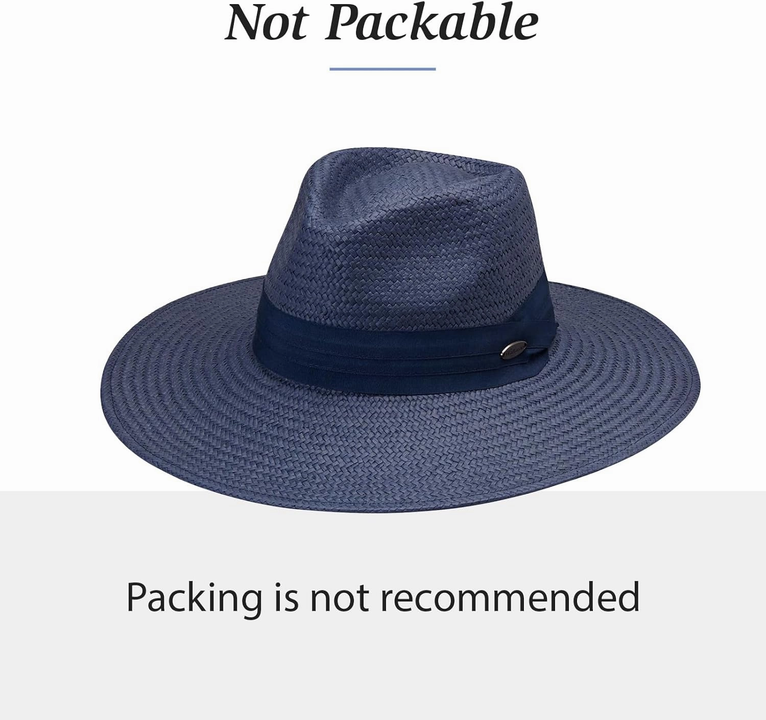 Wallaroo Hat Company Women’s Klara Fedora – UPF 50  UV Protection, Wide Brim, Medium Size, Packable, Adjustable Sun Hat