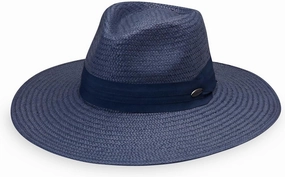 Wallaroo Hat Company Women’s Klara Fedora – UPF 50  UV Protection, Wide Brim, Medium Size, Packable, Adjustable Sun Hat