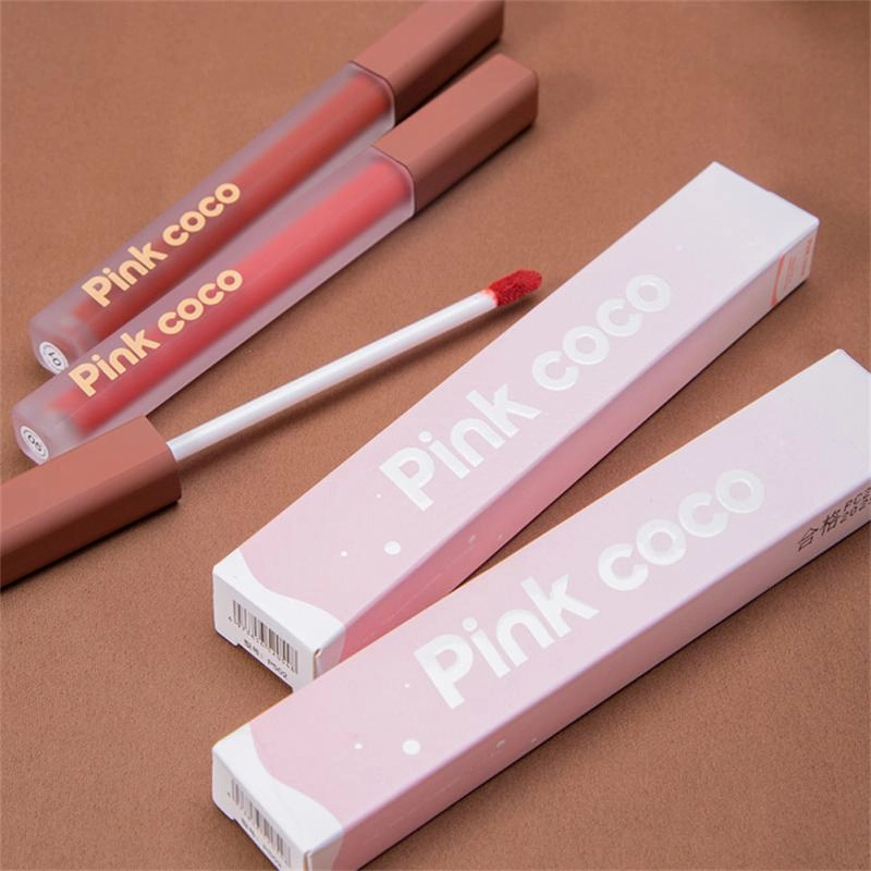Warm Mist Peach Heart Matte Lip Gloss