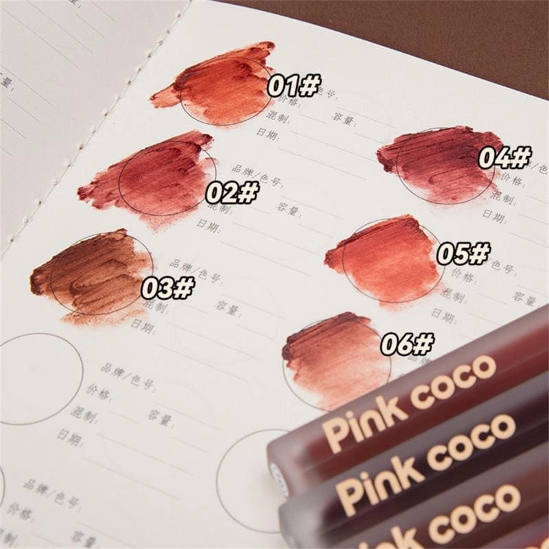 Warm Mist Peach Heart Matte Lip Gloss