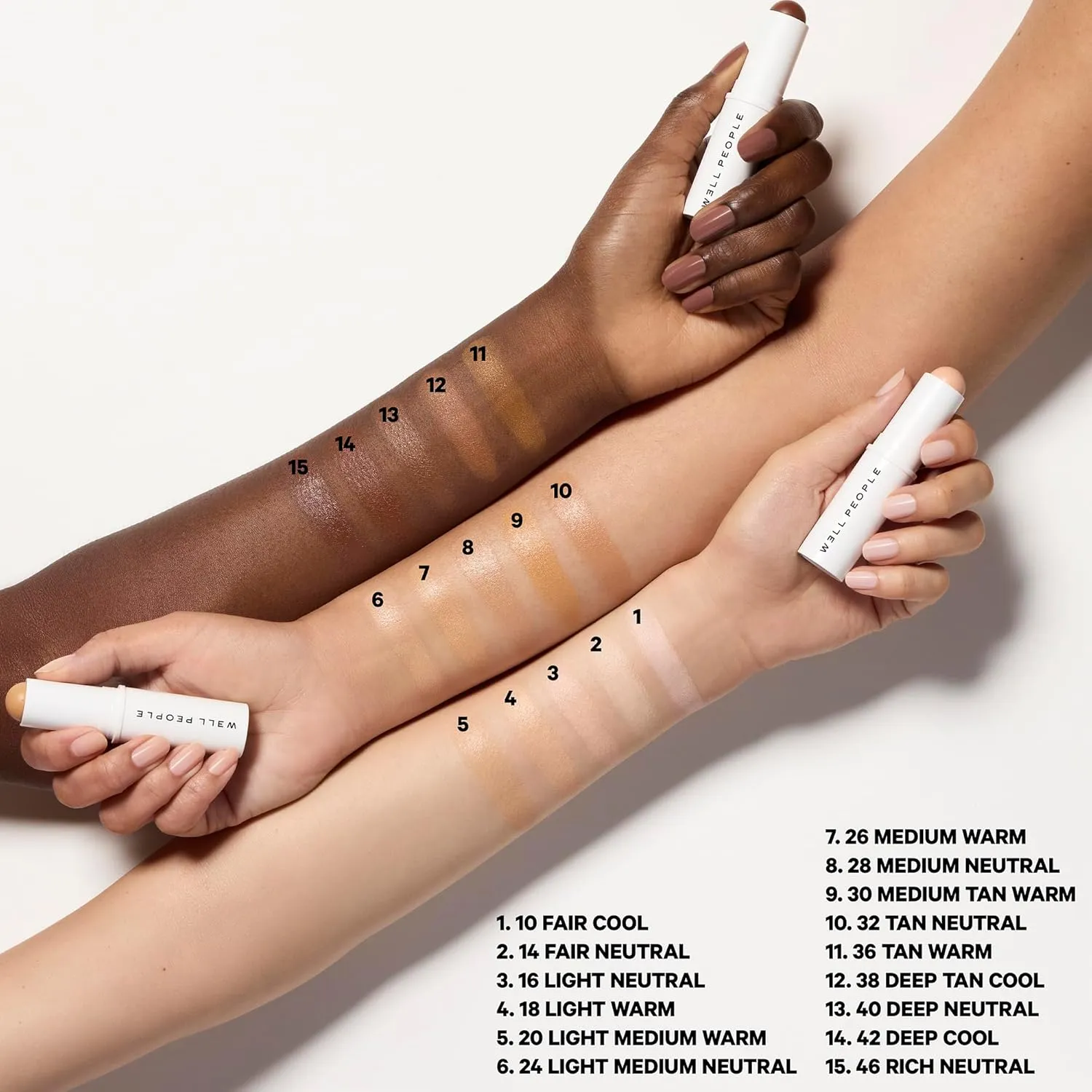 Well People Supernatural Complexion Stick Foundation   Concealer, Buildable, Light-to-Medium Coverage, Soft Matte Finish, Lightweight   Hydrating, Multi-Use, Vegan & Cruelty-Free, 18 Light Warm