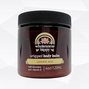 Wholesome Hippy Lemon-Aid -Whipped Wonder Balm with Limonene –Lemon balm (4oz)