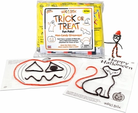 Wikki Stix Trick or Treat Fun Paks are The Perfect Non-Candy Halloween Treat, Pak of 50, Made in The USA!