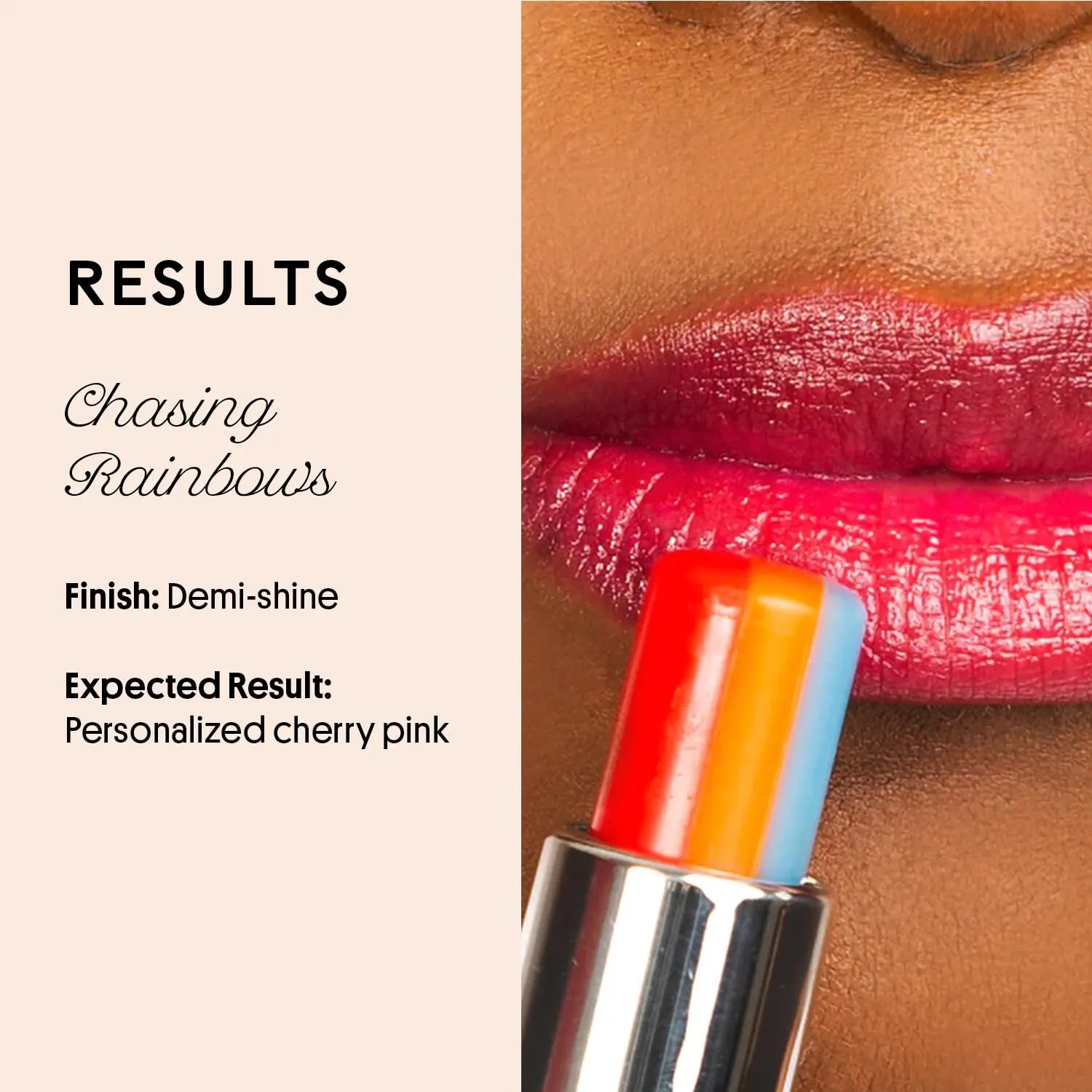 Winky Lux Rainbow Tri Tinted Lip Balm – Hydrating, Nourishing Lip Care with Jojoba Oil & Vitamin E, Sheer Pink Tint, Moisturizes & Softens Dry Lips, Buttery Soft with Juicy Finish