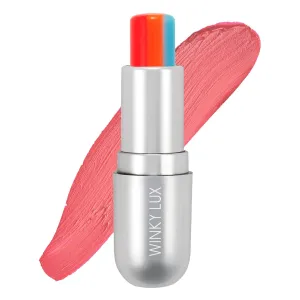 Winky Lux Rainbow Tri Tinted Lip Balm – Hydrating, Nourishing Lip Care with Jojoba Oil & Vitamin E, Sheer Pink Tint, Moisturizes & Softens Dry Lips, Buttery Soft with Juicy Finish