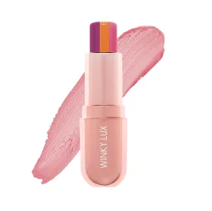 Winky Lux Sorbet Tri Tinted Lip Balm – Hydrating, Nourishing Lip Care with Jojoba Oil & Vitamin E, Sheer Pink Tint, Moisturizes & Softens Dry Lips, Buttery Soft with Juicy Finish