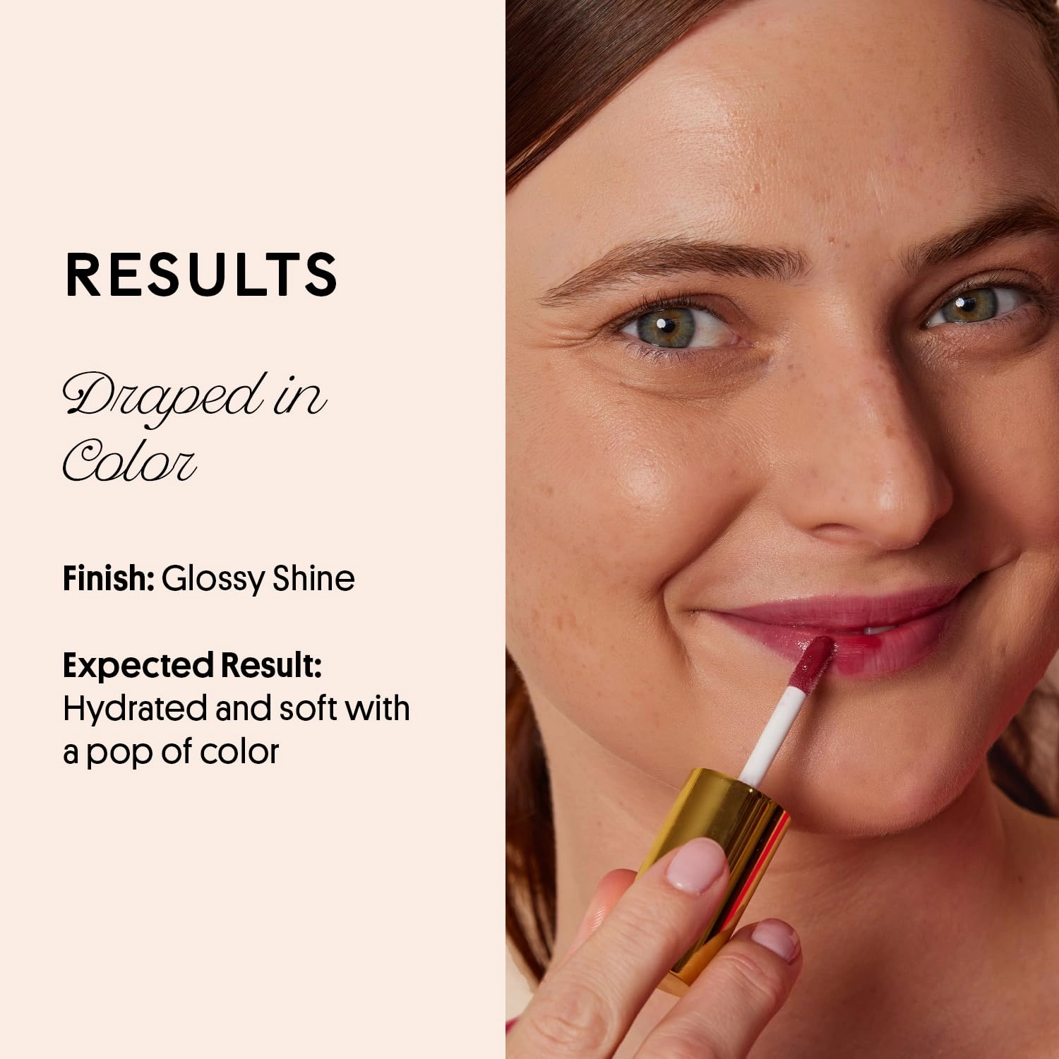 Winky Lux Very There Lip Oil, Hydrating Berry Tint with Jojoba Oil, Non-Sticky Glossy Lip Oil, Tinted Red Gloss for Juicy Lip, Berry