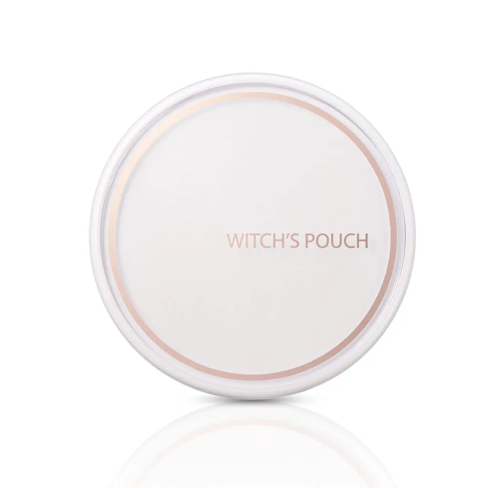 Witch's Pouch Essence Serum Facial Deep Hydration Radiant Barrier BB Cushion Foundation SPF38 PA   Cover Long Lasting Toneup Moisture Korean Makeup (23 Natural Beige)