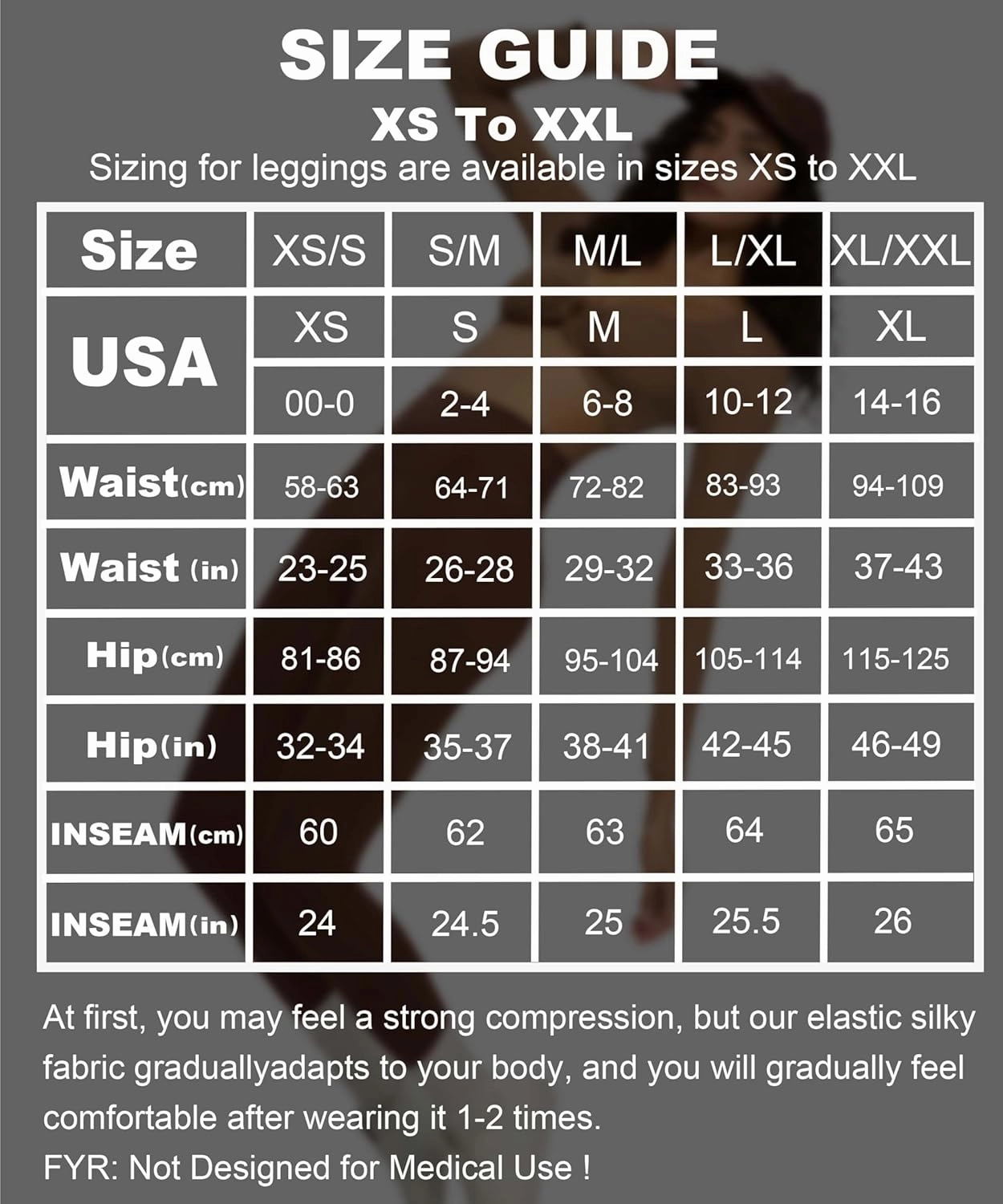 Women's Compression Leggings Butt Lifting Work Out Athletic Gym High Waist Tummy Control Stretchy with Pockets