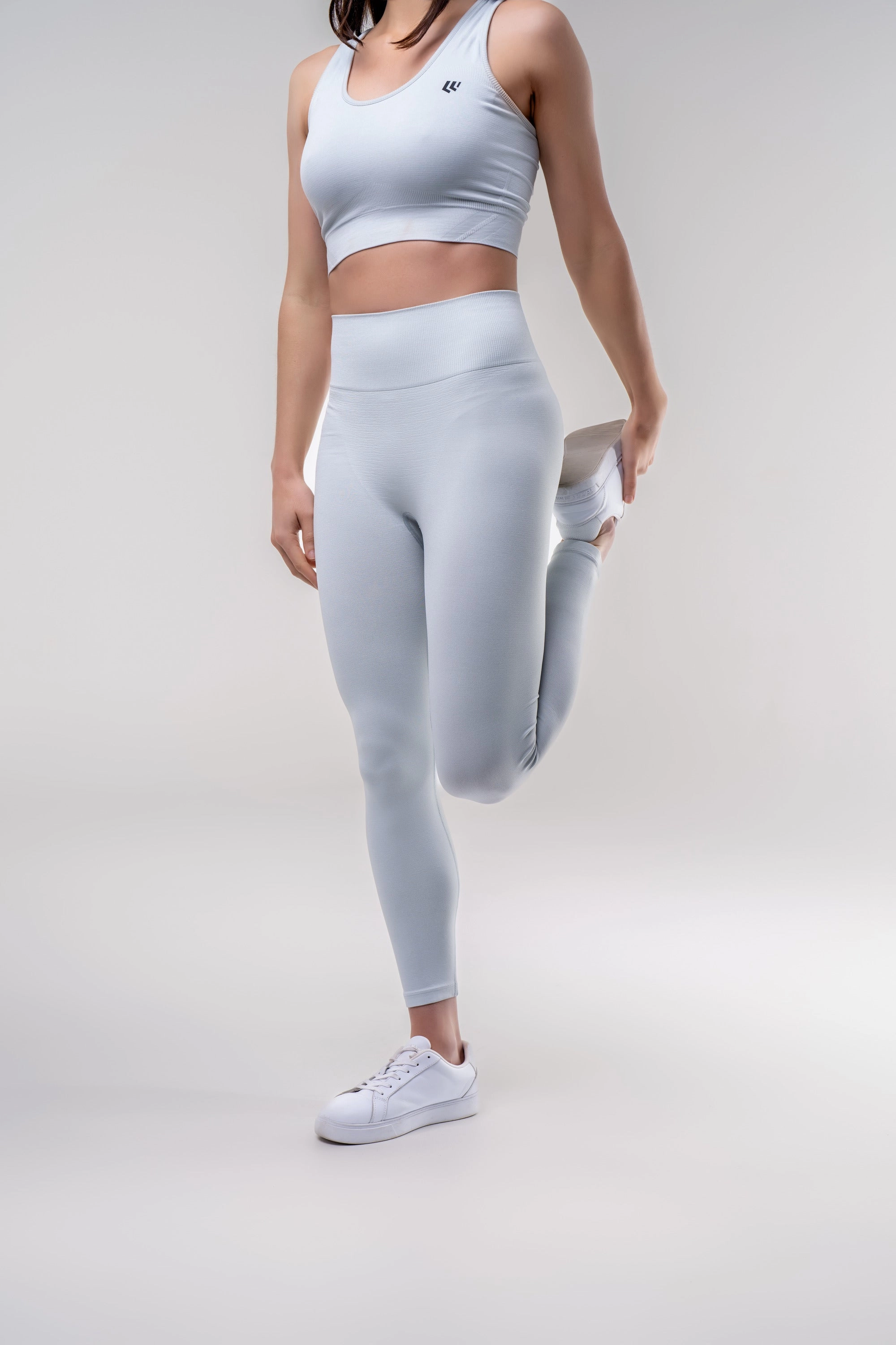 Women's Long Sleeve Compression Crop - Black